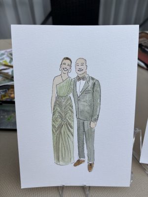 Portrait croquis (prix spécial mariage)